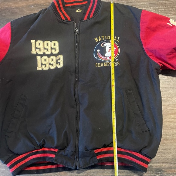 Florida State Seminoles FSU Varsity Letterman Bomber Jacket Men’s XL Football - Picture 6 of 9